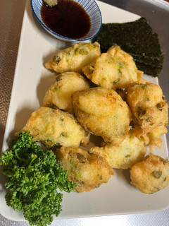大和芋と塩えんどう揚げ-レシピのメイン写真