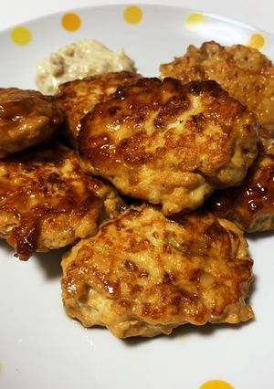 豆腐でふわふわ和風ハンバーグ-レシピのメイン写真
