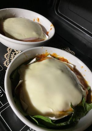 余ったワンタンの皮で激安ラザニア-レシピのメイン写真