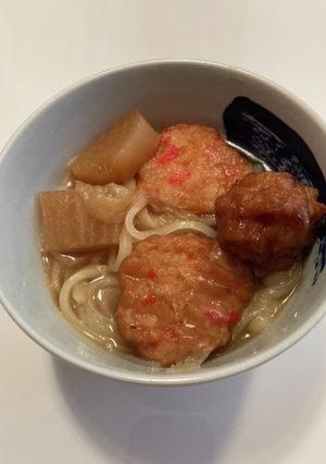 手抜き！おでんうどん-レシピのメイン写真