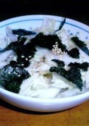 白菜と焼きのりチョレギサラダ-レシピのメイン写真