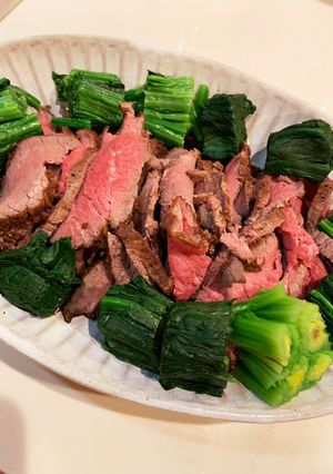 湯煎で作るローストビーフ-レシピのメイン写真