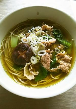 年越しそば（明日葉出汁のまんぷく夜食）-レシピのメイン写真