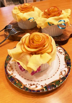 バラブーケのクレープケーキ-レシピのメイン写真