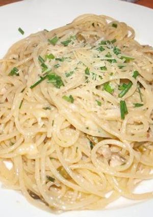 スモークトラウトとチャイブのパスタ-レシピのメイン写真