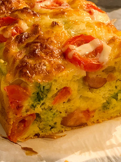ゴロゴロ野菜のケークサレ【HMアレンジ】-レシピのメイン写真