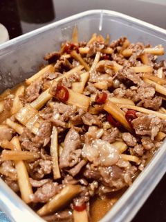 すき焼きの残りアレンジ★牛と牛蒡の時雨煮-レシピのメイン写真