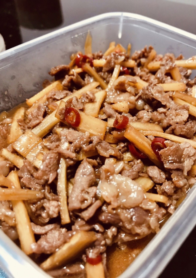すき焼きの残りアレンジ★牛と牛蒡の時雨煮-レシピのメイン写真