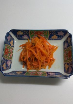 人参の梅きんぴら-レシピのメイン写真