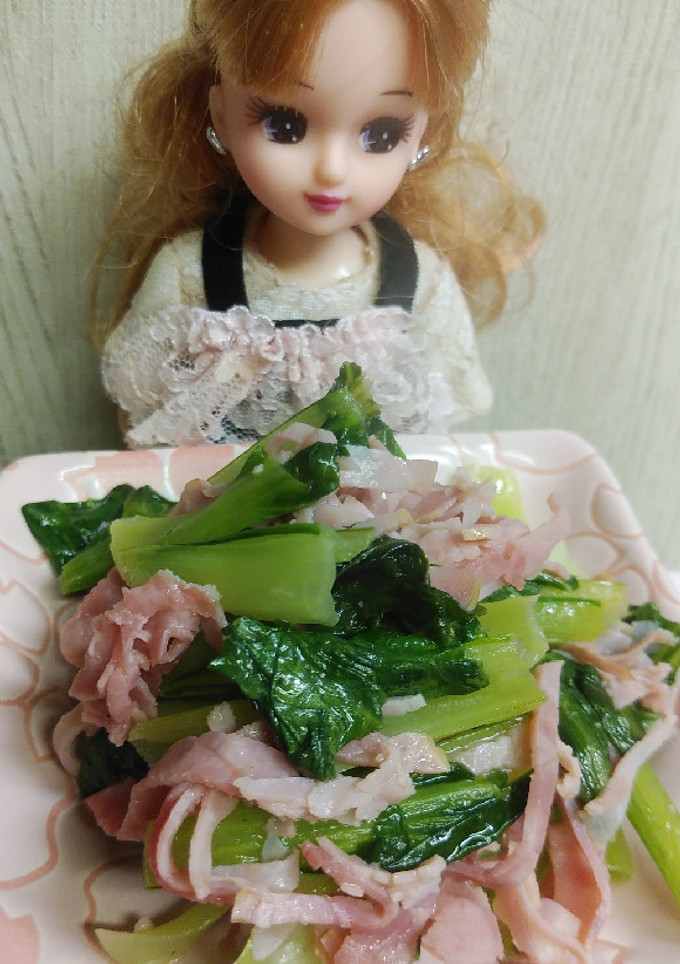 リカちゃん♡ターサイハム炒めꕤ…˖*-レシピのメイン写真