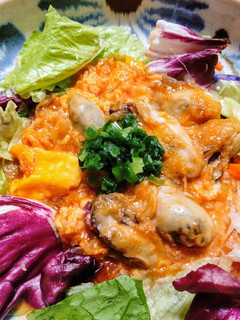 エビの代わりにカキチリ◎トロトロ卵仕立て-レシピのメイン写真