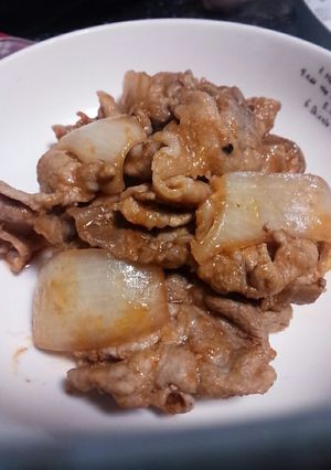 大人気☆豚肉と玉ねぎのケチャップソテー-レシピのメイン写真