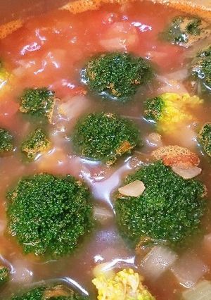 クリスマスっぽいスープ♪-レシピのメイン写真
