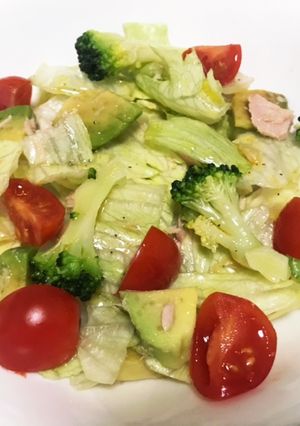 レタスの彩りサラダ-レシピのメイン写真