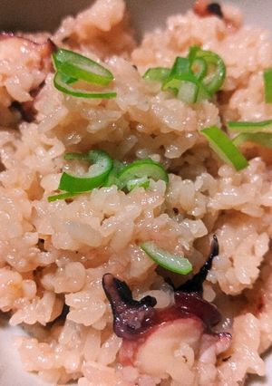 切るだけ！5分いる？簡単タコ飯！-レシピのメイン写真