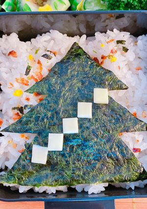 クリスマス弁当★海苔ツリー-レシピのメイン写真