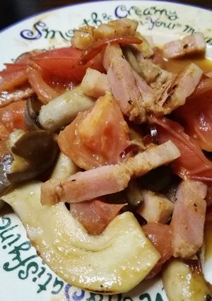 畑しめじのペペロンチーノ-レシピのメイン写真