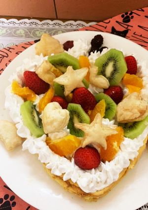 ベイクドチーズケーキパイ♡糖質オフにも-レシピのメイン写真