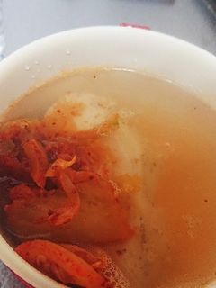 ピリ辛キムチチキンスープ-レシピのメイン写真