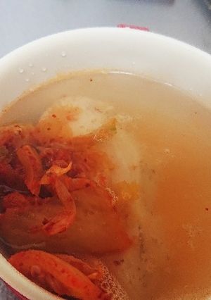 ピリ辛キムチチキンスープ-レシピのメイン写真