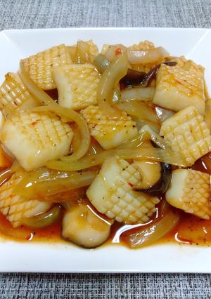 いかの豆板ジャン炒め-レシピのメイン写真