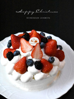 クリスマスケーキ-レシピのメイン写真