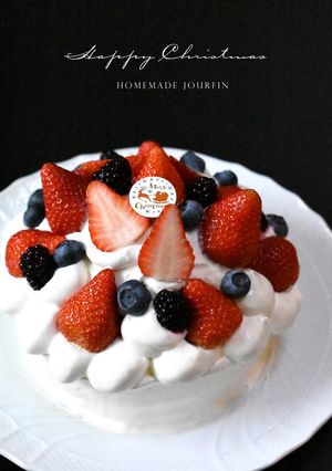 クリスマスケーキ-レシピのメイン写真