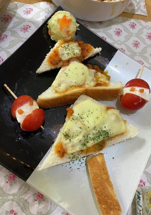 節約ヘルシー！クリスマスピザ！-レシピのメイン写真