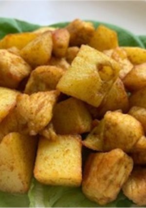 「減らソルト」カレー風ジャーマンポテト-レシピのメイン写真