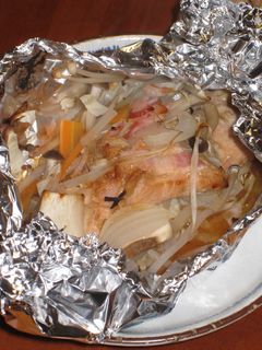 生鮭のちゃんちゃん焼き風ホイル焼き-レシピのメイン写真