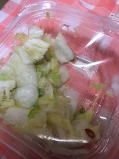 白菜お漬物ものお味噌汁-レシピのメイン写真