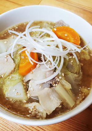 白菜消費(*´˘`*) 味噌中華スープ-レシピのメイン写真
