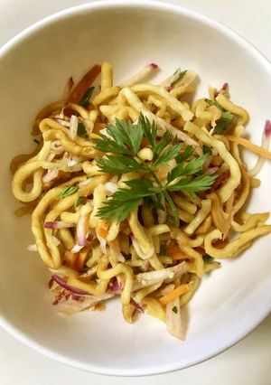 会津伝統野菜で作る！アジアンサラダ-レシピのメイン写真