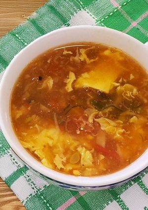 トマトと卵の中華風スープ-レシピのメイン写真