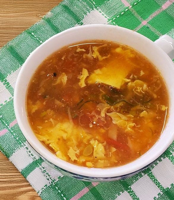 トマトと卵の中華風スープ-レシピのメイン写真