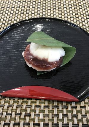 介護食　さっくりお餅でかしわ餅-レシピのメイン写真