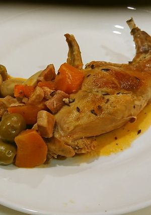 ウサギのワイン煮-レシピのメイン写真