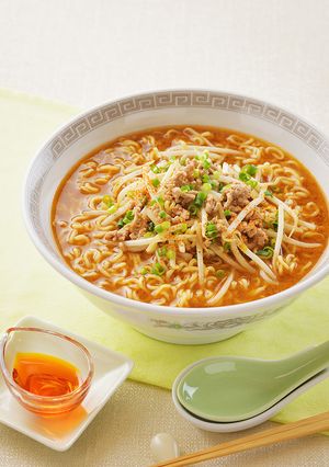 レンジで！豚もやし辛みそラーメン-レシピのメイン写真