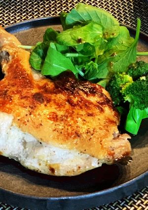 塩麹で柔らかく！フライパンローストチキン-レシピのメイン写真