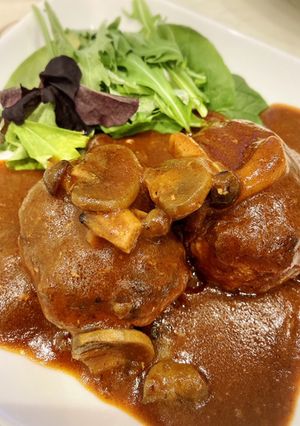 チーズinハンバーグのデミグラスソース♡-レシピのメイン写真