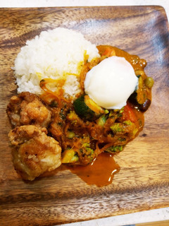 温泉卵スパイスカレー-レシピのメイン写真