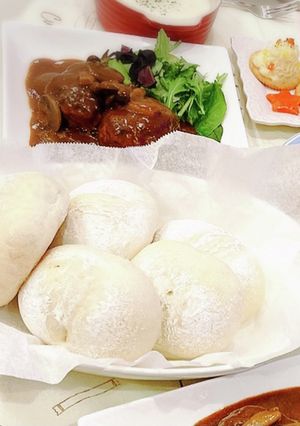 簡単レンジ発酵♪ふわっふわ天使のパン♡-レシピのメイン写真