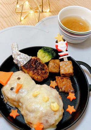 1歳クリスマスディナープレート-レシピのメイン写真