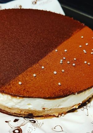 2層のチョコチーズケーキ-レシピのメイン写真