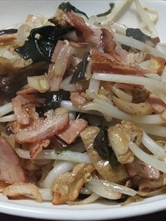 天然キノコ3種などの・もやし炒め-レシピのメイン写真