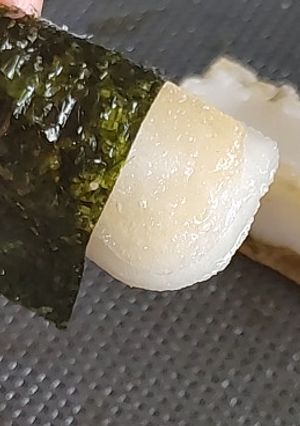 韓国式☆韓国のりを作って焼き餅を食べる-レシピのメイン写真