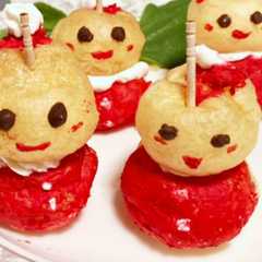 รูปของ 節約クリスマス！シュークリームサンタ