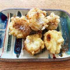รูปของ 娘が作った★冷凍バナナの冷熱天ぷら