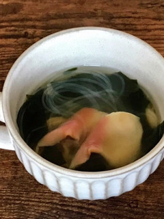 ホッキ貝の春雨わかめスープ-レシピのメイン写真