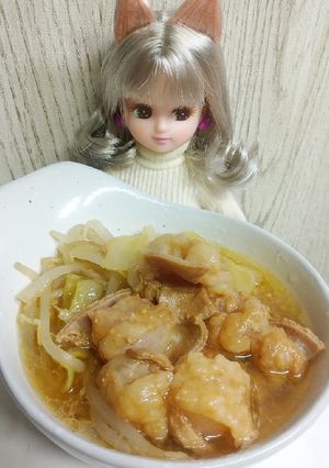 リカちゃん♡もつ鍋(牛肉ホル味噌味)-レシピのメイン写真